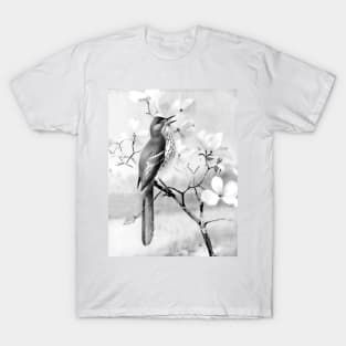 bird in profile eastern landscape T-Shirt